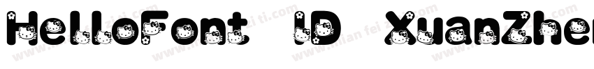 HelloFont ID XuanZhenSong字体转换